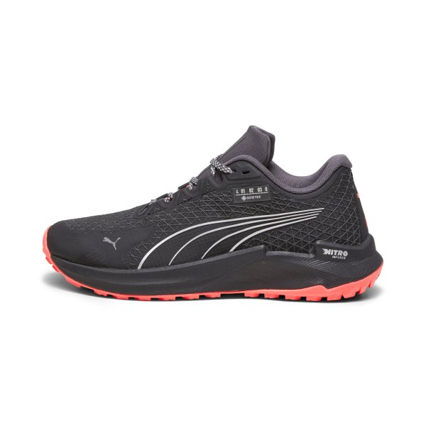 PUMA SEASONS Fast-Trac NITRO GORE-TEX Womens Running Shoes in Black, Size 5.5