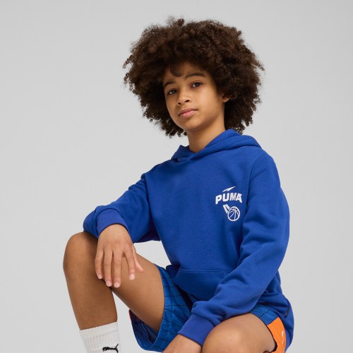 PUMA Big Kids Hoodie in Black