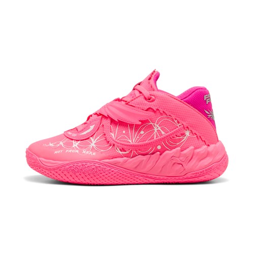 PUMA x FAST & FURIOUS MB.05 LA Big Kids Basketball Shoes in Orange, Size 4
