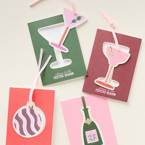 Papier x Anthropologie Pop-Out Bauble Cards, Set of 8
