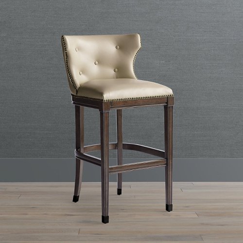 Monaco Bar Counter Stool Height, Brownstone Stool, Leather Stool, Individual Frontgate