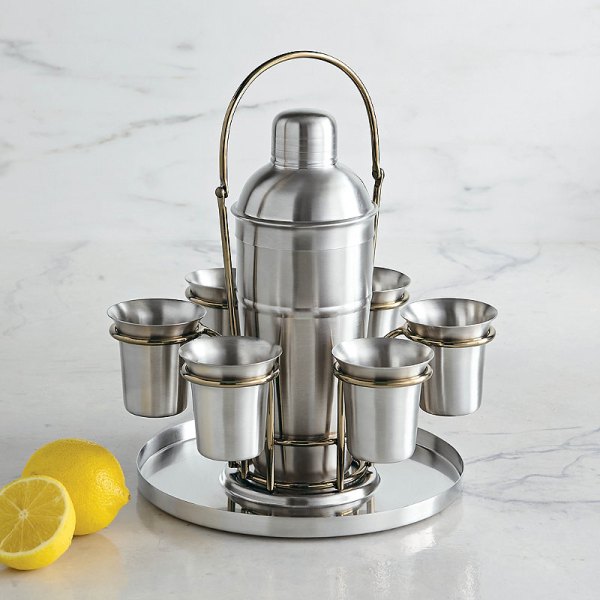 Shaker Shot Glass Caddy - Frontgate