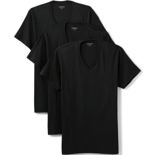 Mens V-neck Undershirt 3 Pack Lands End