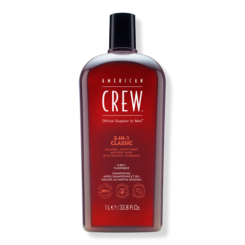 American Crew 3-In-1 Shampoo, Conditioner and Body Wash 33.8 oz