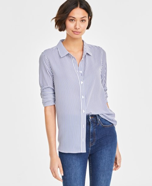 On 34th Womens Crepe Shirt, Created for Macys Combo