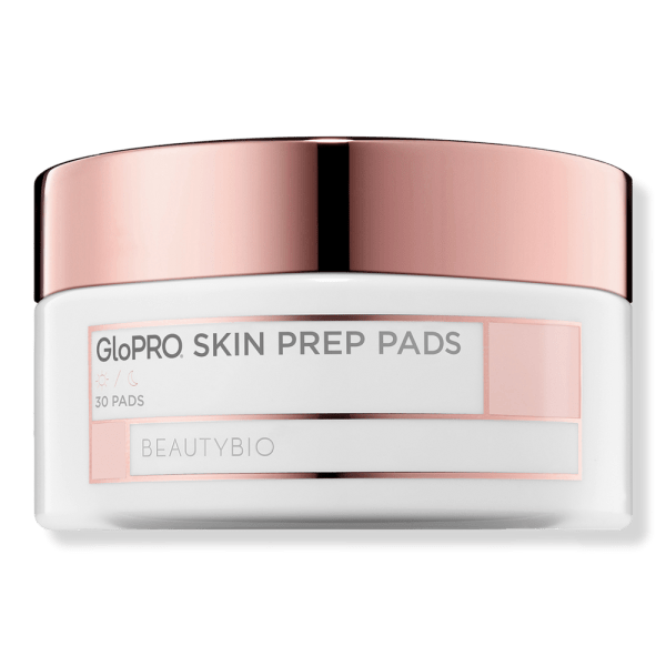 BeautyBio GloPRO Skin Prep Pads Clarifying Skin Cleansing Wipes with Peptides