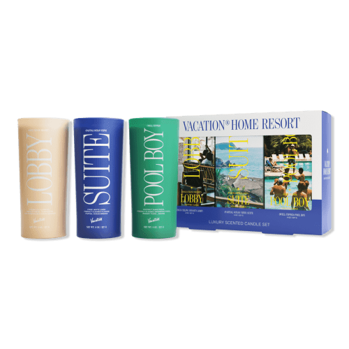 Vacation Home Resort Three Candle Set