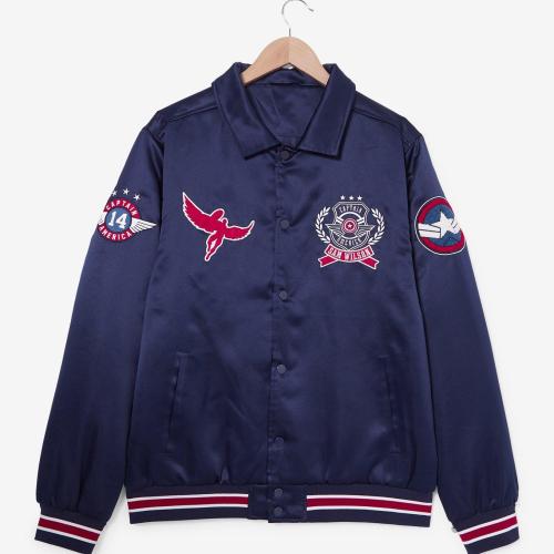 Marvel Captain America: Brave New World Patches Bomber Jacket BoxLunch Exclusive