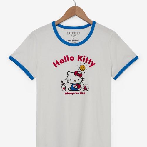 Sanrio Hello Kitty Always Be Kind Women's Ringer T-Shirt