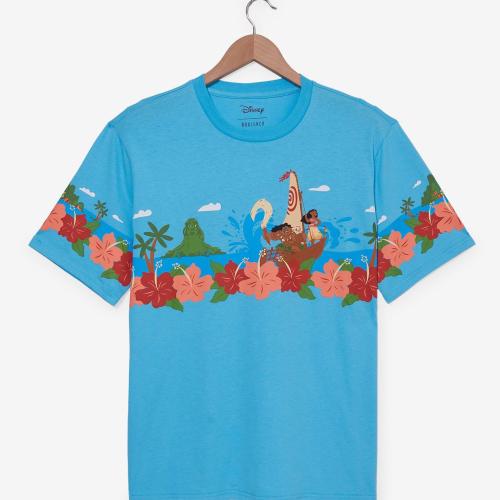 Disney Moana Floral Scenic Women's T-Shirt BoxLunch Exclusive