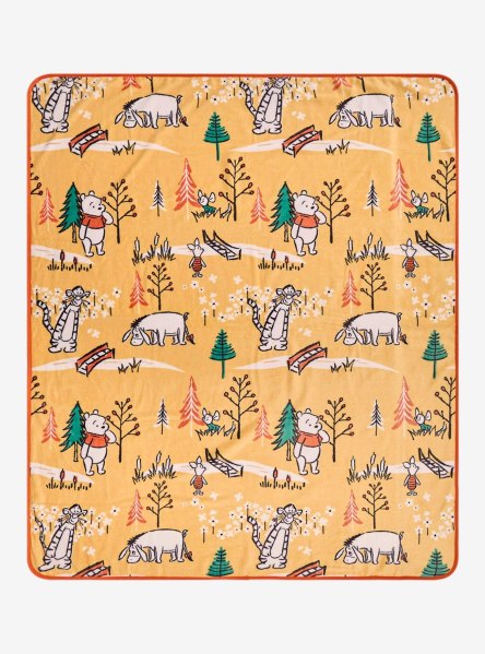 Disney Winnie the Pooh Hundred Acre Wood Throw BoxLunch Exclusive