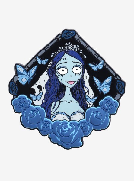 Loungefly Corpse Bride Emily Butterflies Limited Edition Enamel Pin BoxLunch Exclusive