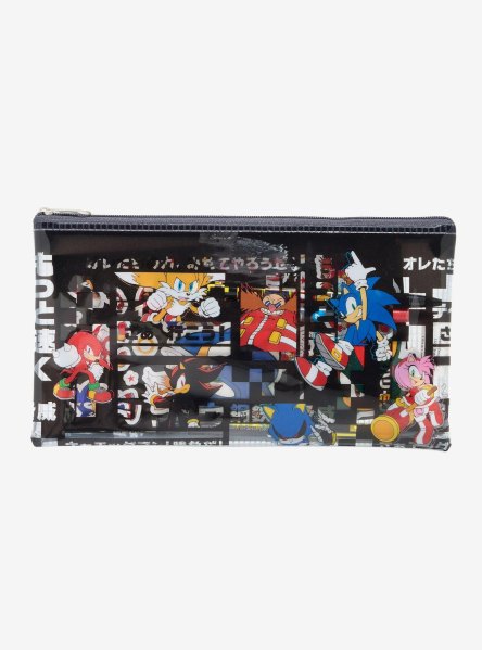 Sonic the Hedgehog Character Pencil Pouch Set BoxLunch Exclusive