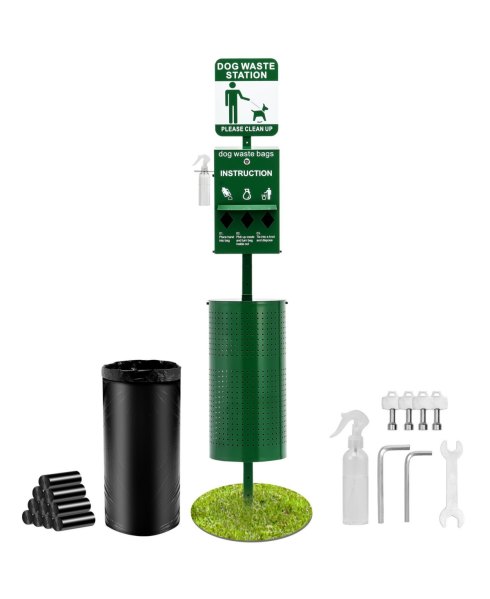 Cozito Dog Waste Station 11.5 Gal Hand Wash Dispenser Outdoor