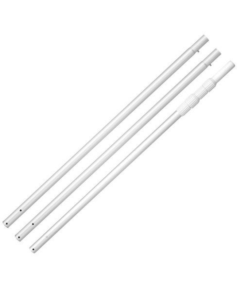 Sugift Pool Pole 3.4 to 15 Feet Telescoping Swimming Pool Cleaning Poles - Black