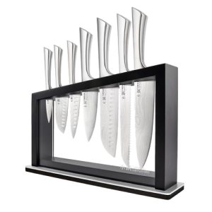8-Piece Satori Knife Block – Japanese Steel