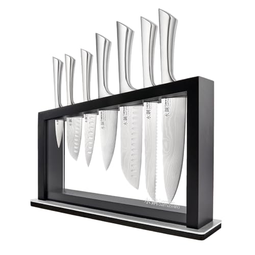8-Piece Satori Knife Block – Japanese Steel