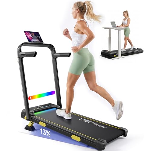 Foldable Treadmill with 3 Level Incline