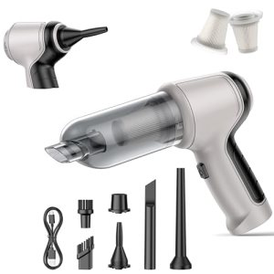 Car Vacuum Cleaner, Handheld Cordless Rechargeable Wet & Dry Vacuum