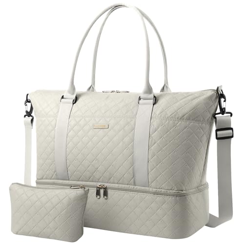 Travel Duffel Bag – Weekender Bags, Gym Tote Bags with Shoe Compartment