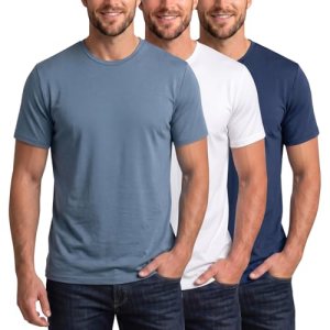 USE COUPON: 3-Pack Men’s Bamboo Viscose Undershirts