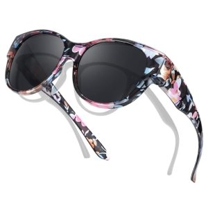 Polarized Trendy Sun Glasses Over Prescription Glasses