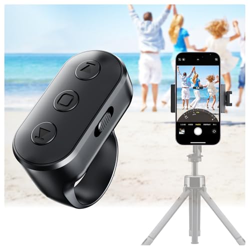 Wireless Phone Camera Remote Shutter for Tiktok YouTube Photo & Video Recording Content Creator