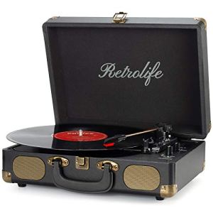 Retrolife Vinyl Record Player 3-Speed Bluetooth