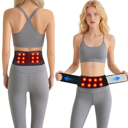 Heated Back Braces, Back Support Belt with Magnet