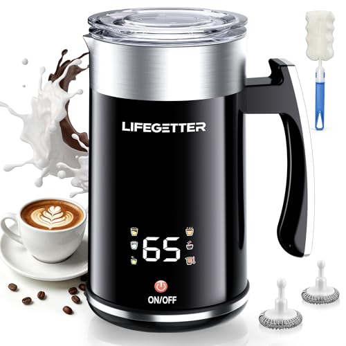 Milk Frother and Steamer 6-in-1 Electric Milk Frother /14.2oz
