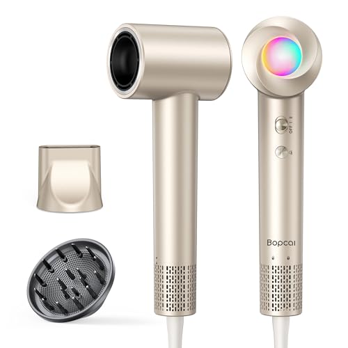 High-Speed Ionic Blow Dryer with Diffuser for All Hair Types