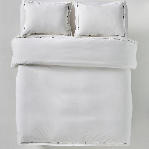 Taylor Organic Cotton Percale Embroidered Duvetu200b