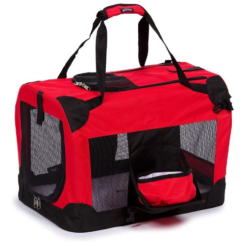 Pet Life Folding Deluxe 360 Degree Vista View House Crate Kennel, Size: X | Nylon PetSmart