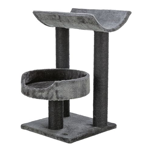 Trixie 24-In Isaba Cat Tree, Black And Gray in Grey/Black | PetSmart