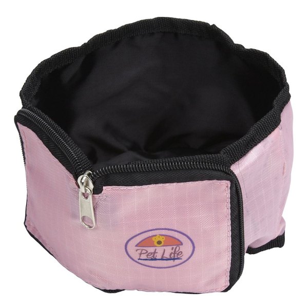 Pet Life Waterproof Travel Bowl, Size: 5l X 5w 4.2h | PetSmart