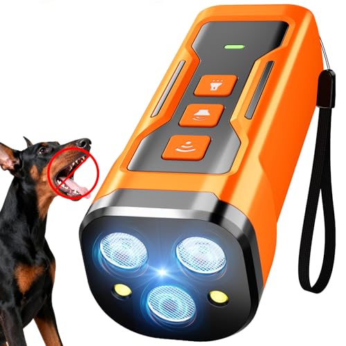 iBurr Dog Bark Deterrent Devices, 3X Ultrasonic Anti Barking Device for Dogs