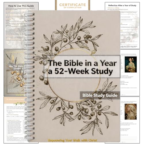Bible Study Guide Spiral Bound – Bible in a Year for Women & Beginners