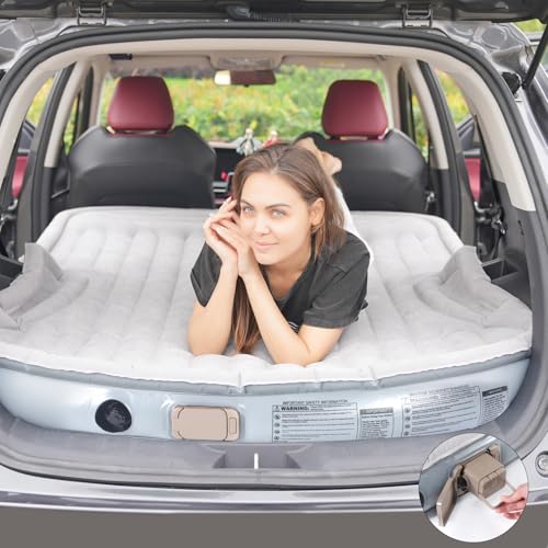 SUV Air Mattress – Built-in Electric Pump for Road Trips, Camping