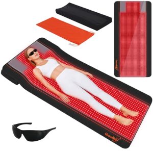 USE COUPON — 72.8″x35.4″ Medical-Grade TPU Red Light Therapy Mat Full Body