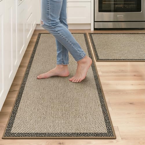Kitchen Rugs Non Slip Washable, Absorbent