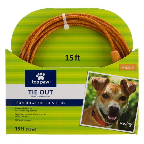 Top Paw Dog Tie Out Size: 15 ft | PetSmart
