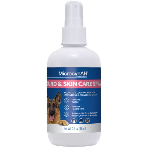 Microcynah Dog And Cat Wound Skin Care Spray, Treatment For All Pets, 3 Fl oz, Senior | PetSmart