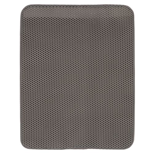 Exquisicat Pocketed 2-Layer Cat Litter Trapping Mat, Gray, 24 X 30 in Sand, Size: 24L 30W | PetSmart