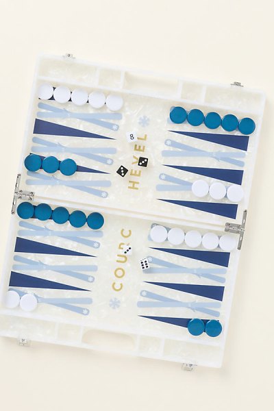 Lucite Backgammon Board Game