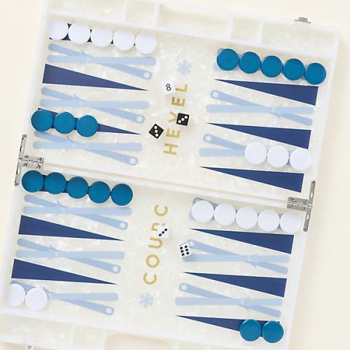 Lucite Backgammon Board Game