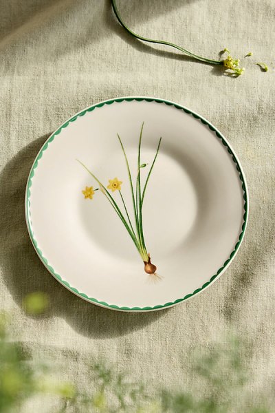 Spring Botanical Stoneware Plate
