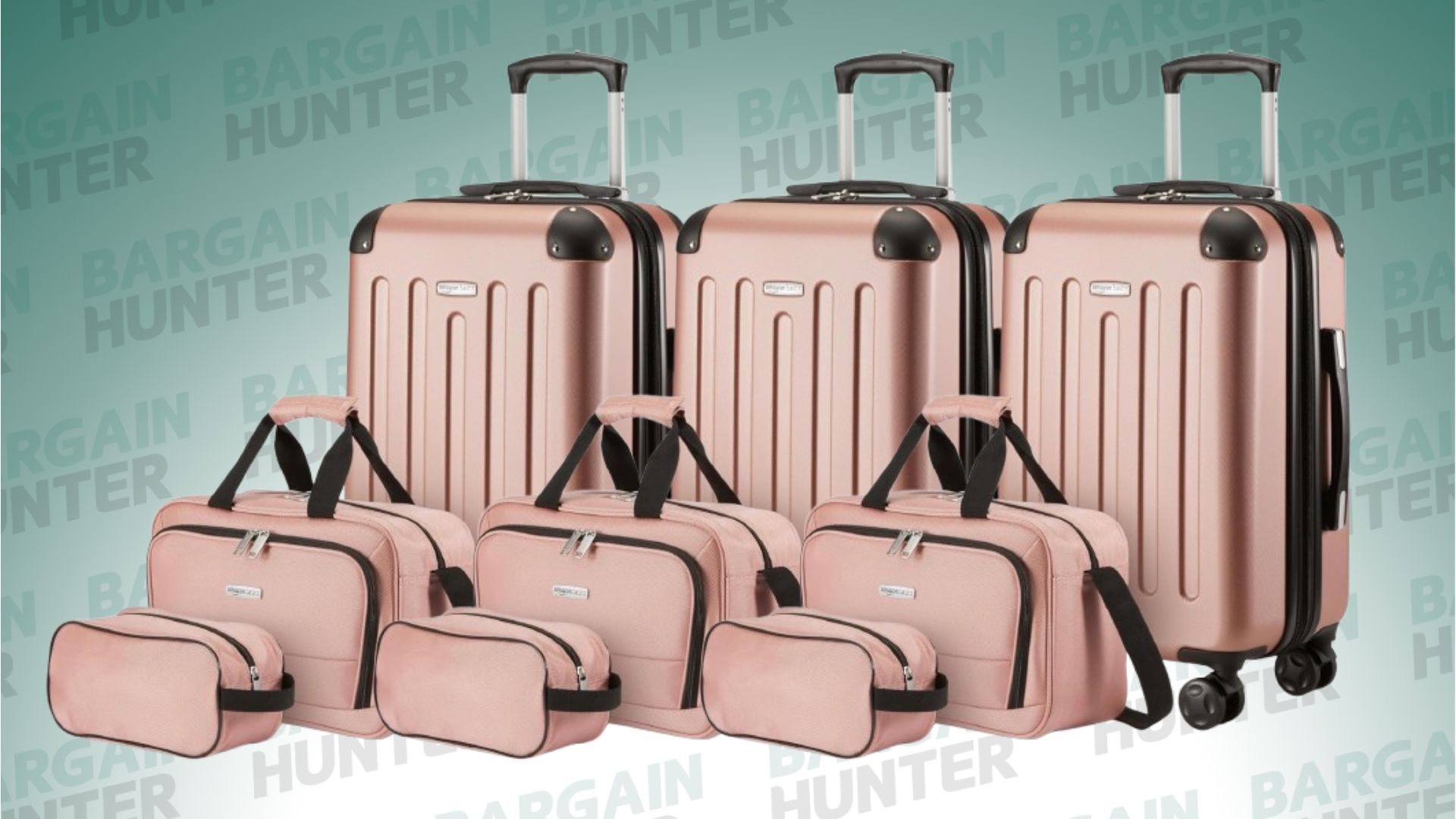 amazon basics luggage set
