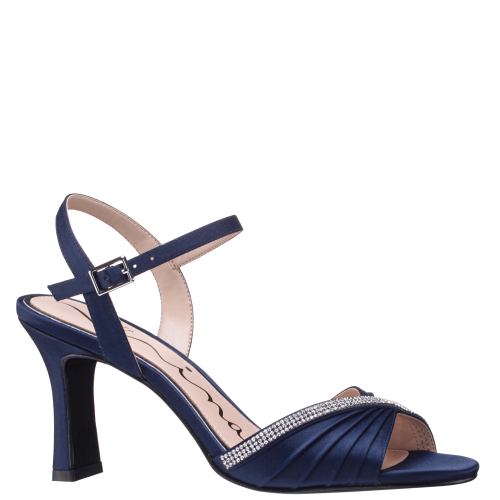 Womens Agnes Satin High-Heel Evening Sandal | Nina Shoes
