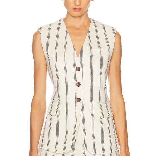 A.L.C. Noa Vest in Cream