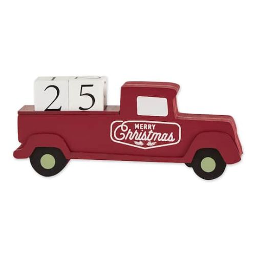 DII Christmas Tree Truck Tabletop Block Calendar | 8 x 1.6 x 3.5 | Michaels